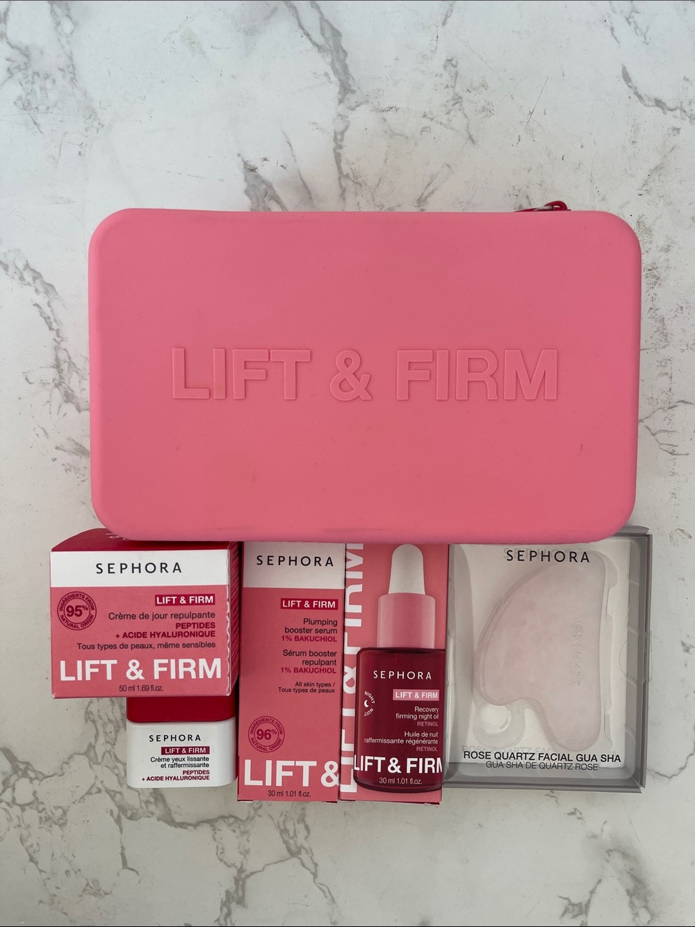 Sephora Lift & Firm Skincare Set in Pink